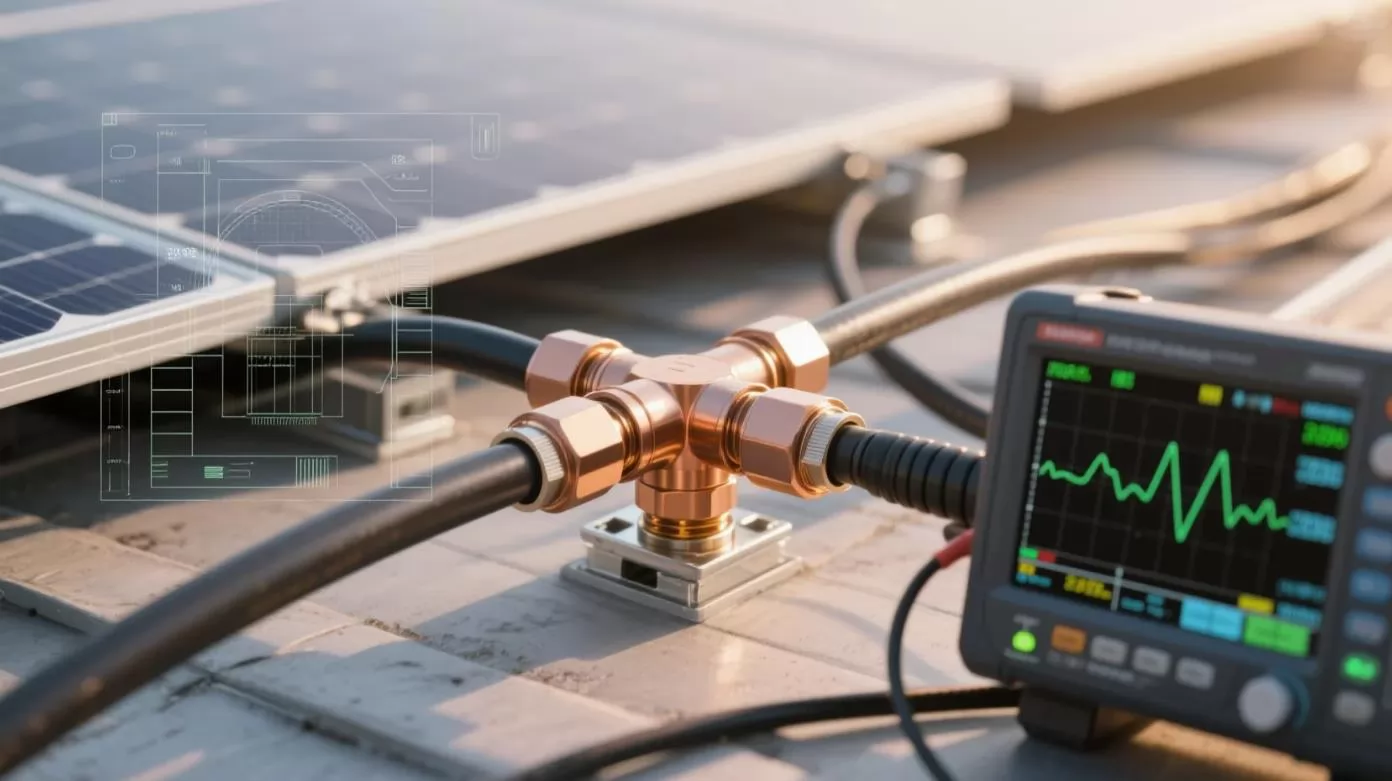 T Branch Connector in Solar System